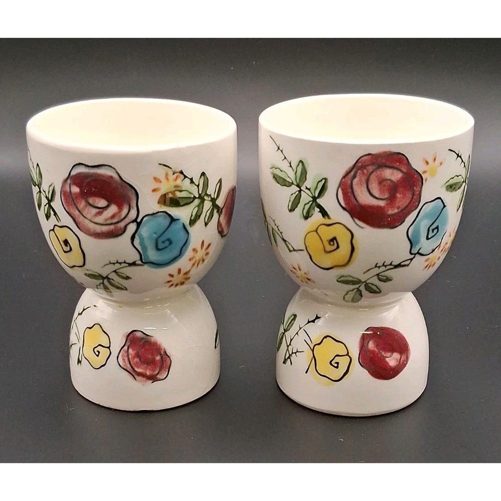 Japanese Egg Cups - Set Of 2 Granny & Cottage Core Kitchen